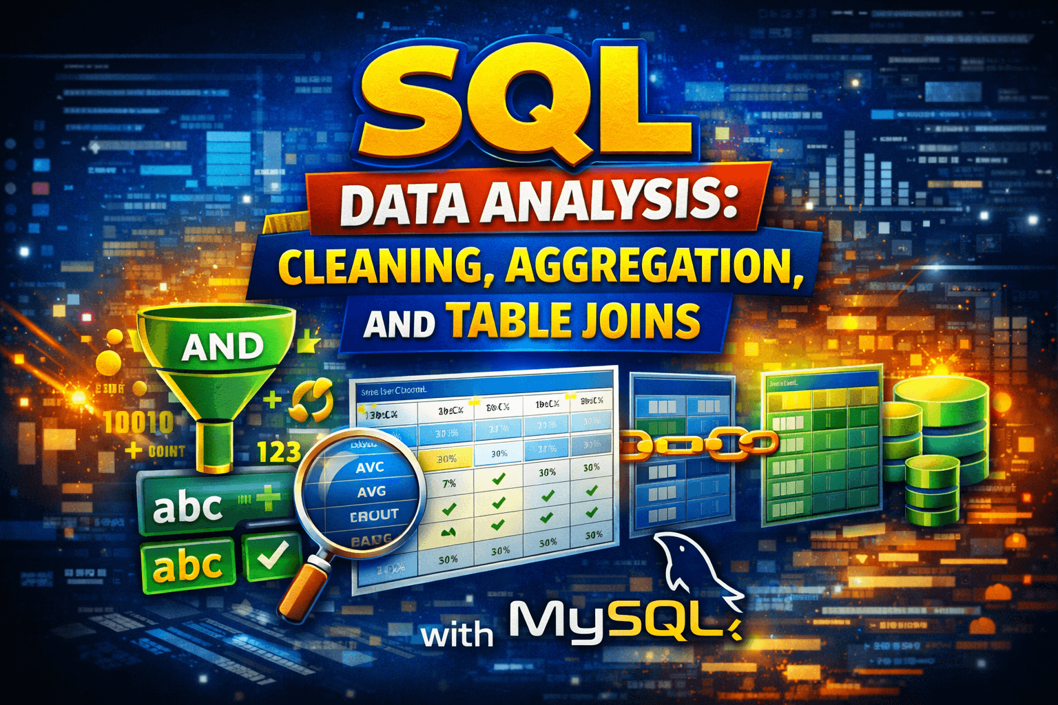 SQL Data Analysis: Cleaning, Aggregation, and Table Joins with MySQL