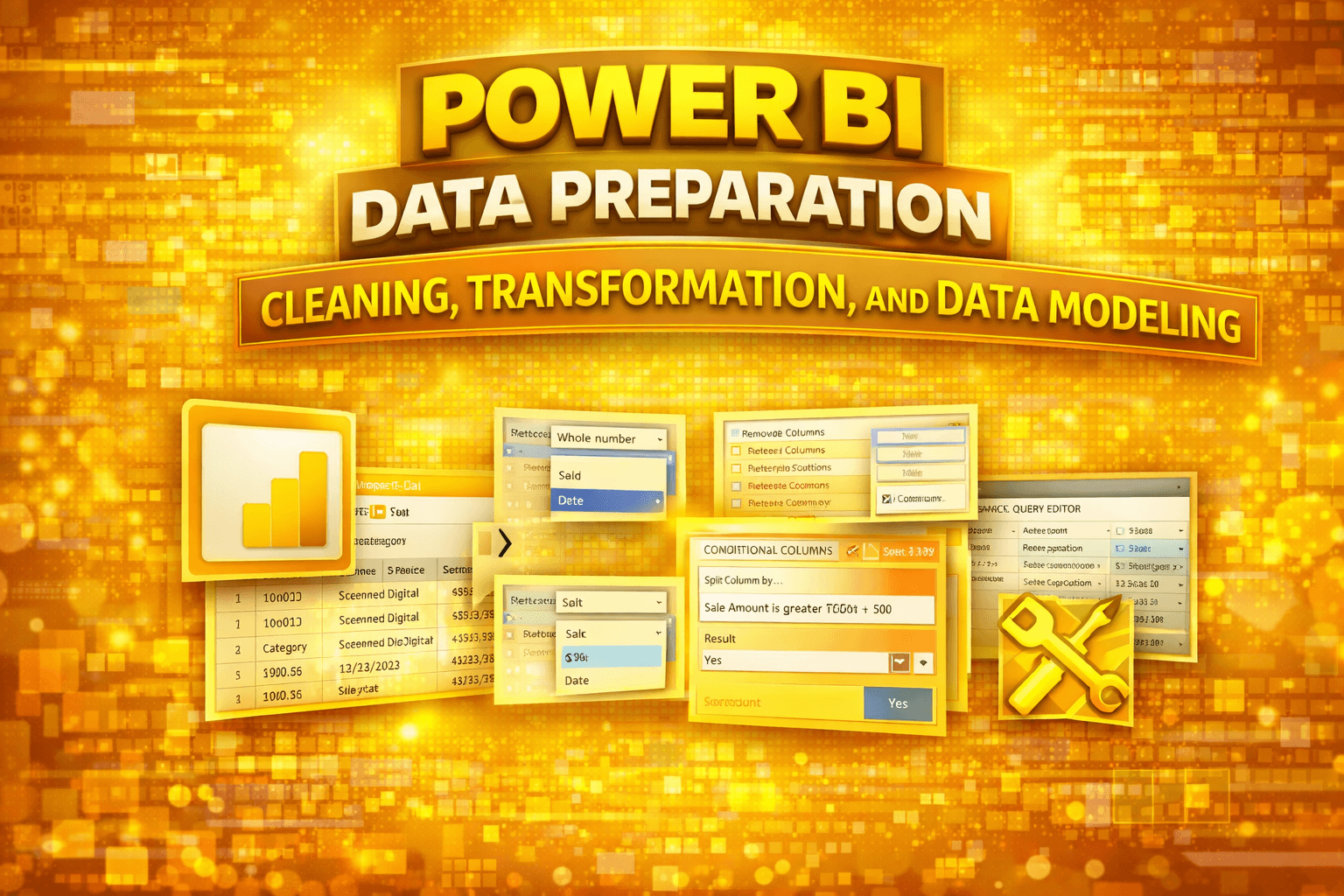 Power BI Data Preparation: Cleaning, Transformation, and Data Modeling