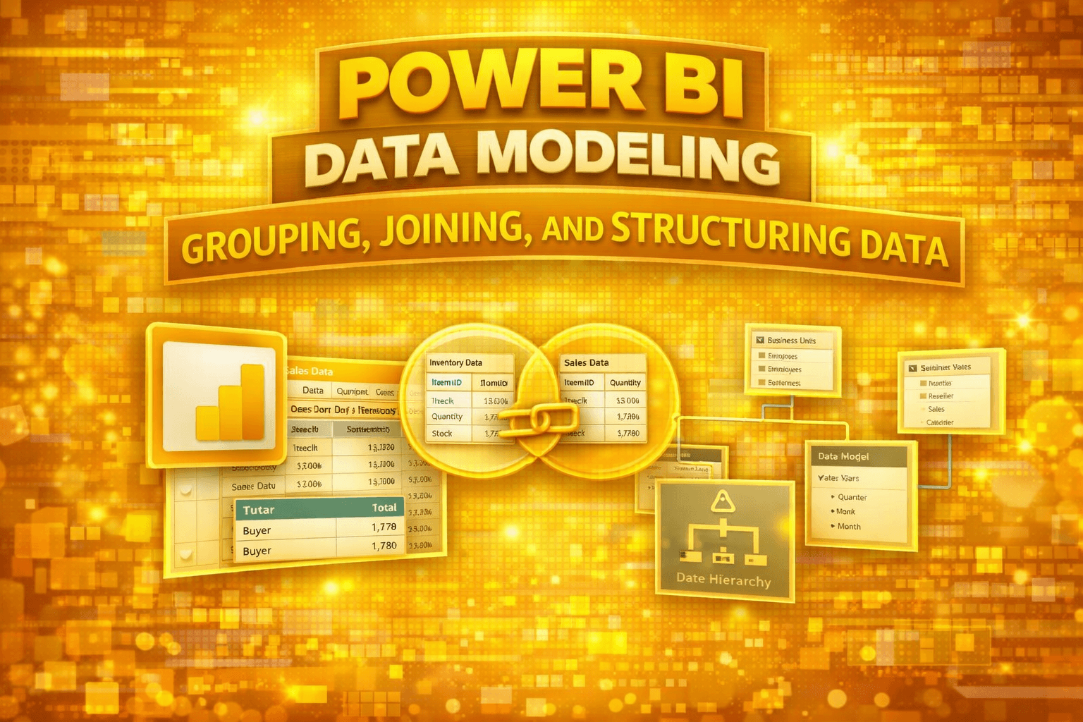 Power BI Data Modeling: Grouping, Joining, and Structuring Data