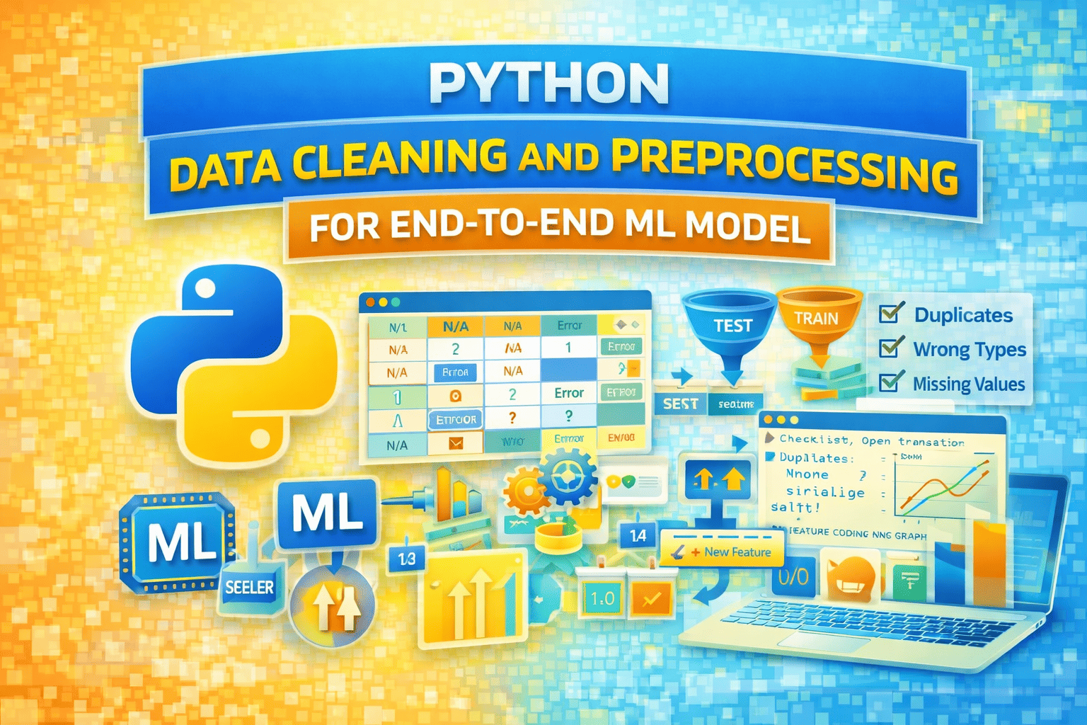 Python Data Cleaning and Preprocessing for End-to-End ML Model